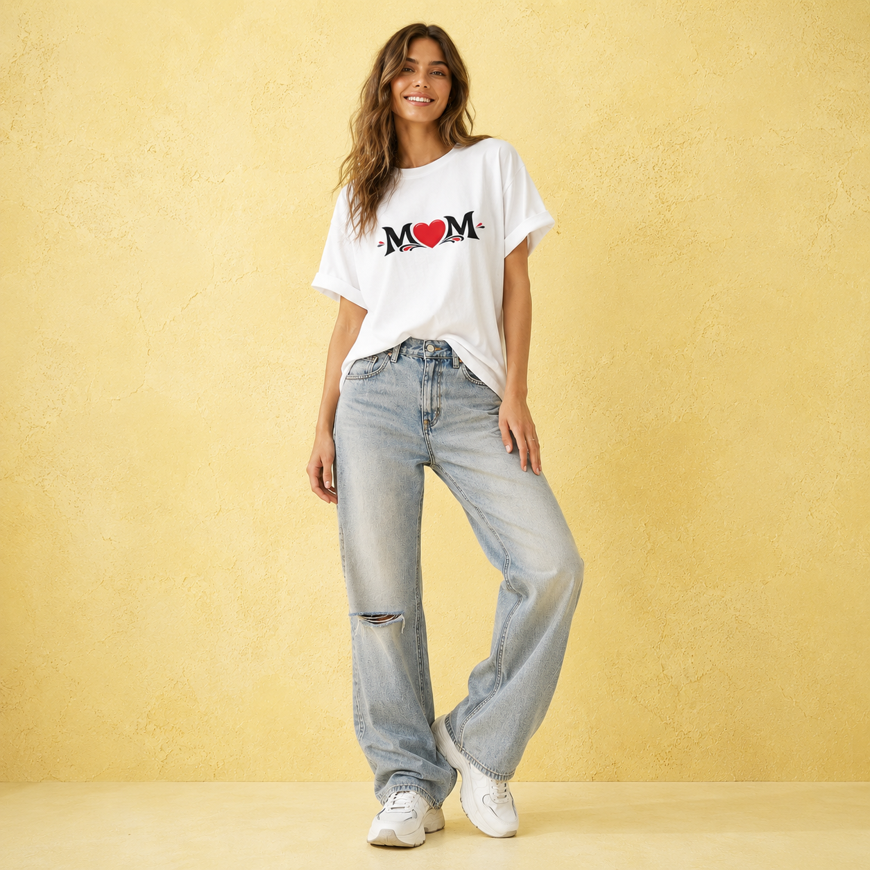 Classic MOM Heart T-Shirt