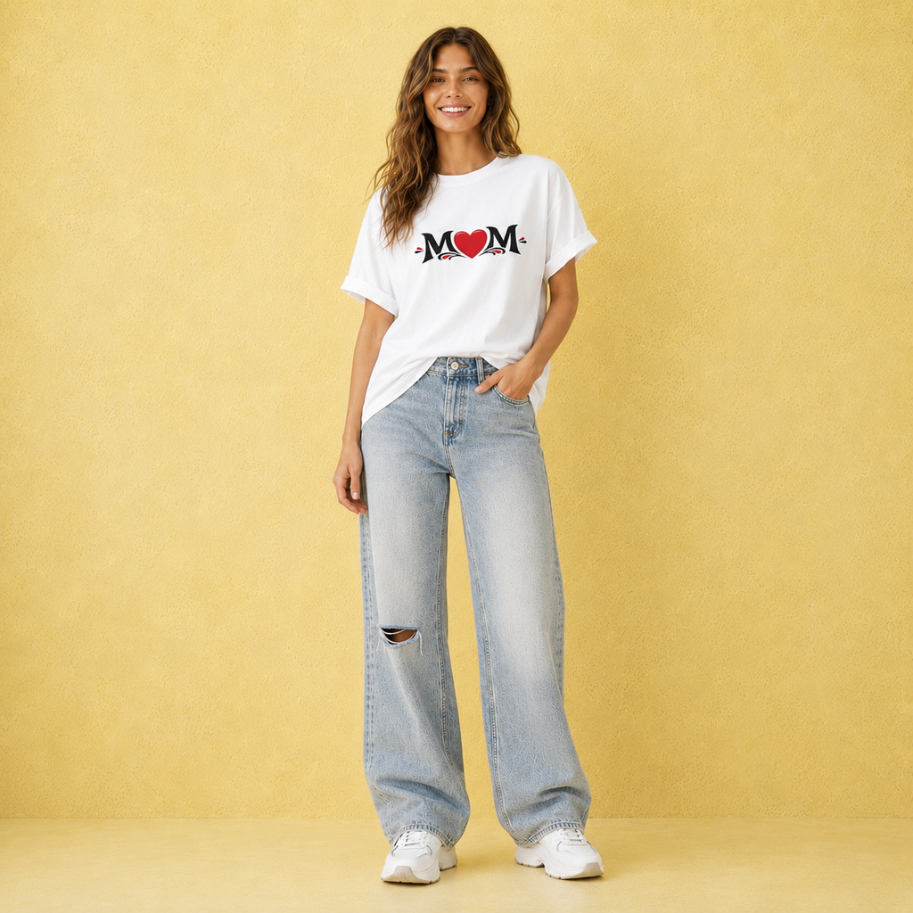 Classic MOM Heart T-Shirt