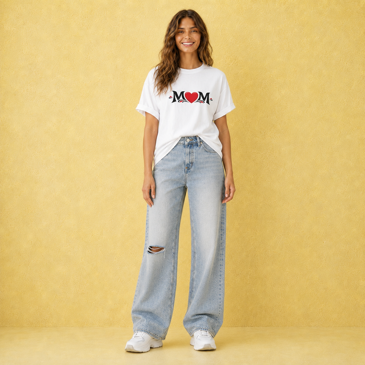 Classic MOM Heart T-Shirt