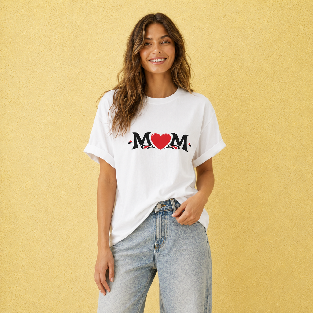 Classic MOM Heart T-Shirt