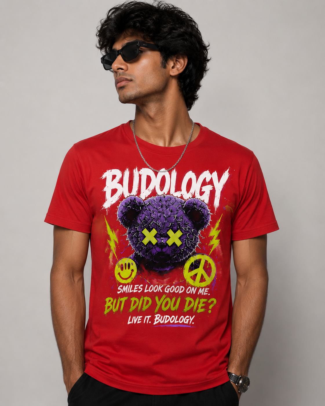 🧸💸☮️ Product Title:  Peace Bear – But Did You Die? Tee