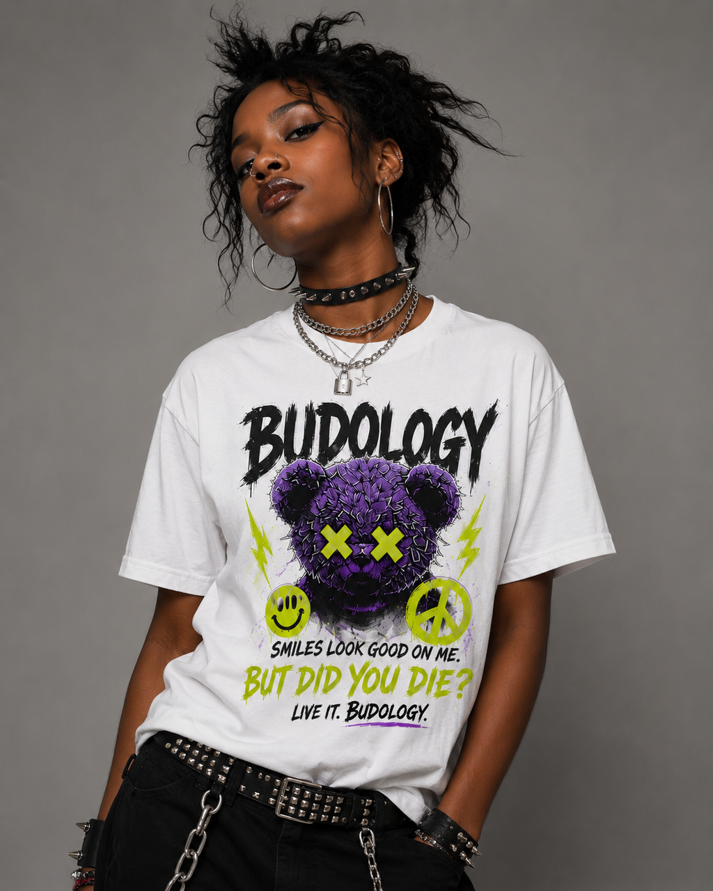 🧸💸☮️ Product Title:  Peace Bear – But Did You Die? Tee
