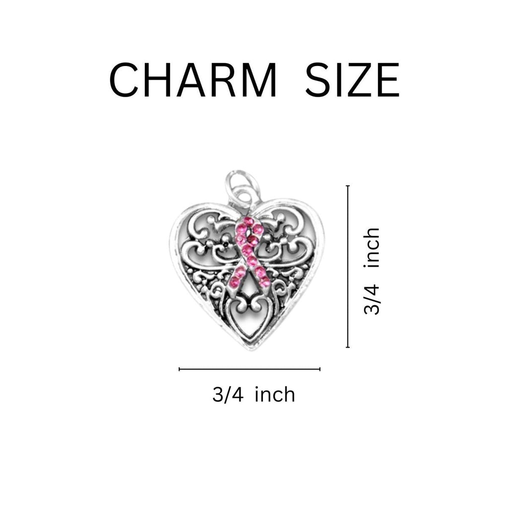 Breast Cancer Hope Strength Courage Bracelets