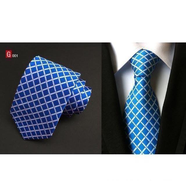 Criss-Cross Collection Wide Neckties - 14 Colors & Styles