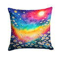 Colorful Daisies Fabric Decorative Pillow DAC1950PW1818