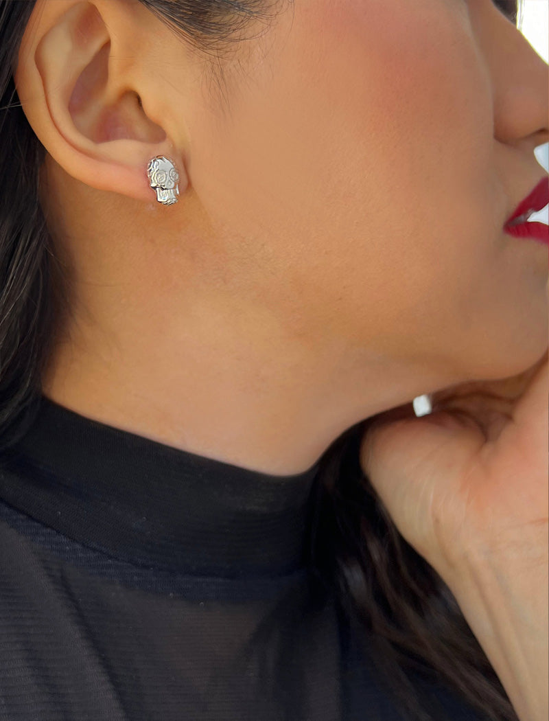 DAY OF THE DEAD Skull Stud (One Earring Only)