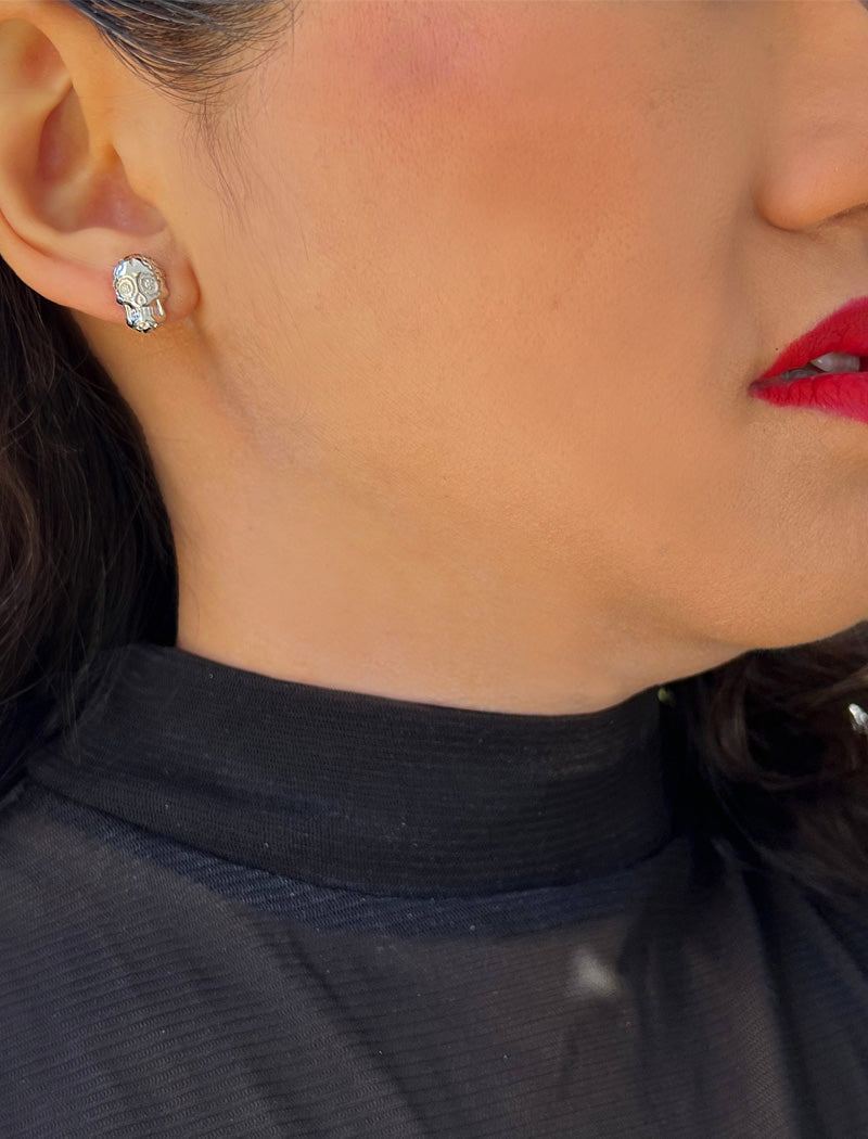 DAY OF THE DEAD Skull Stud (One Earring Only)