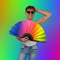 Rainbow Rave Fan (UV)