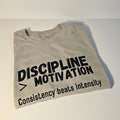 DISCIPLINE > MOTIVATION Tee | Unisex CVC Premium Blend