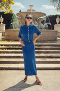 EYELET KNIT POLO
