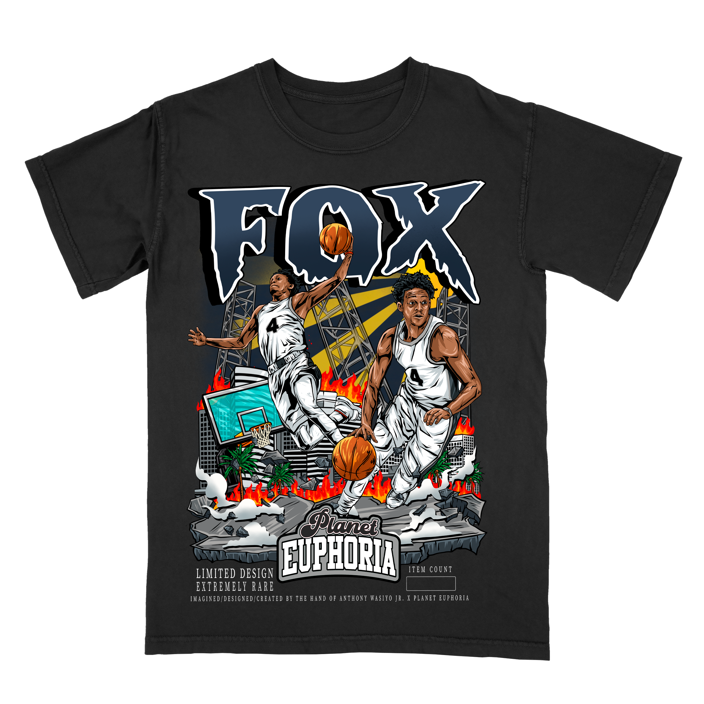De'Aaron Fox Limited Edition Graphic T-Shirt