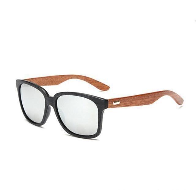 Designer Wooden Frame Collection Sunglasses - 12 Colors