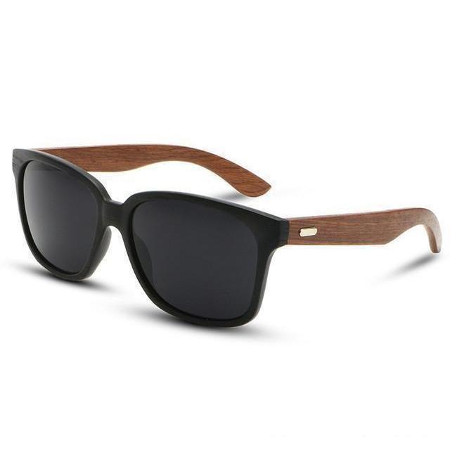 Designer Wooden Frame Collection Sunglasses - 12 Colors