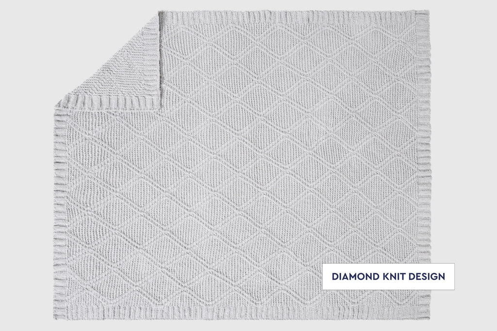 Diamond Chenille Throw Blanket