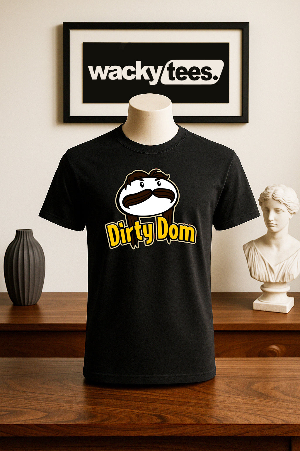 Dirty Dom Pringle Man Mysterio Dominic Wrestler Funny Graphic Tee Shirt