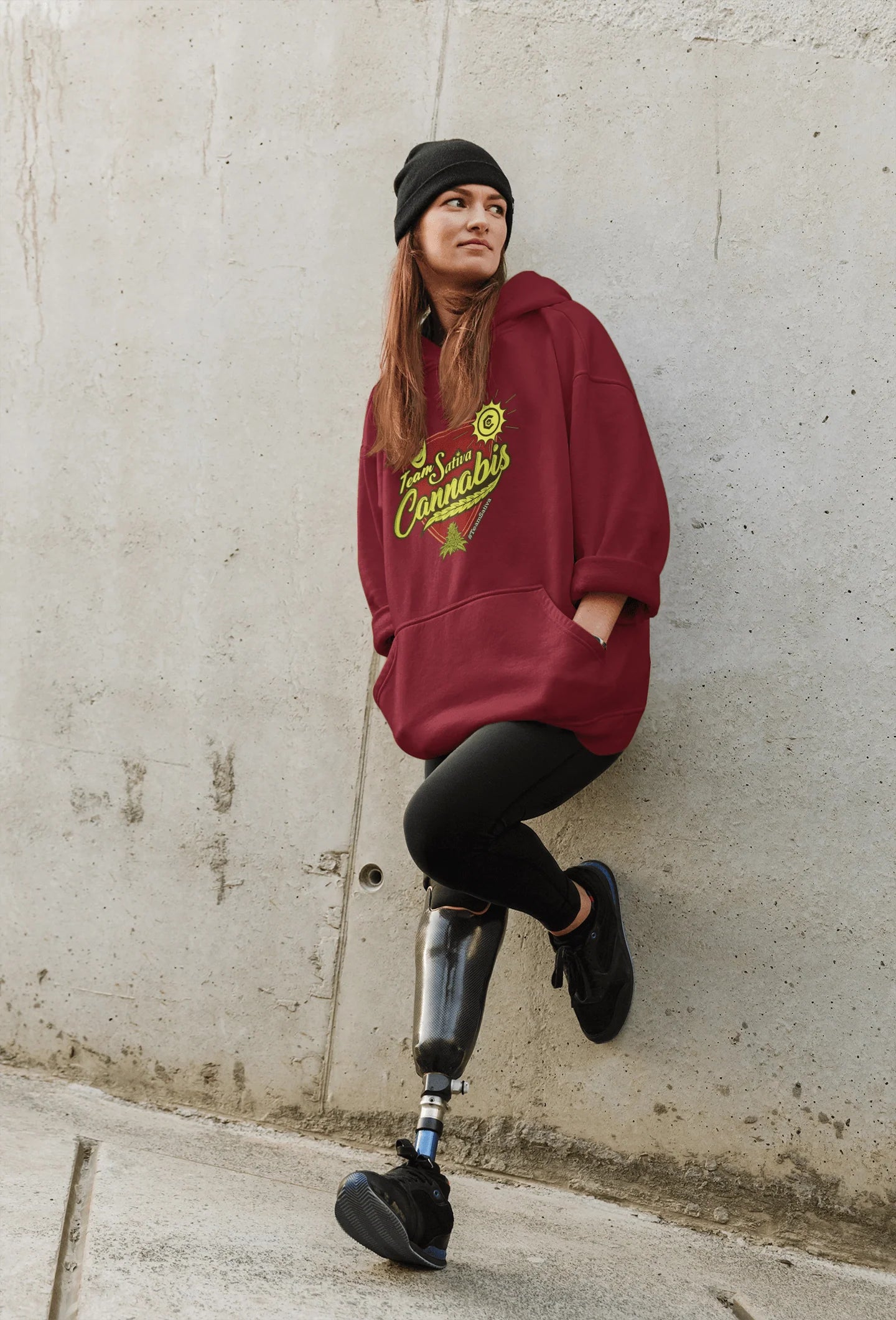 Team Sativa Cannabis Stoner Hoodie