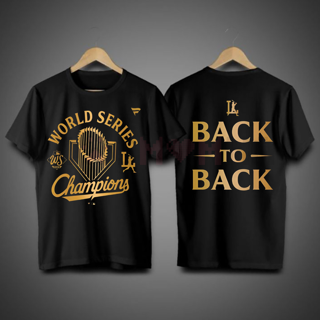 Dodgers Back-to-Back World Series Champions Tee