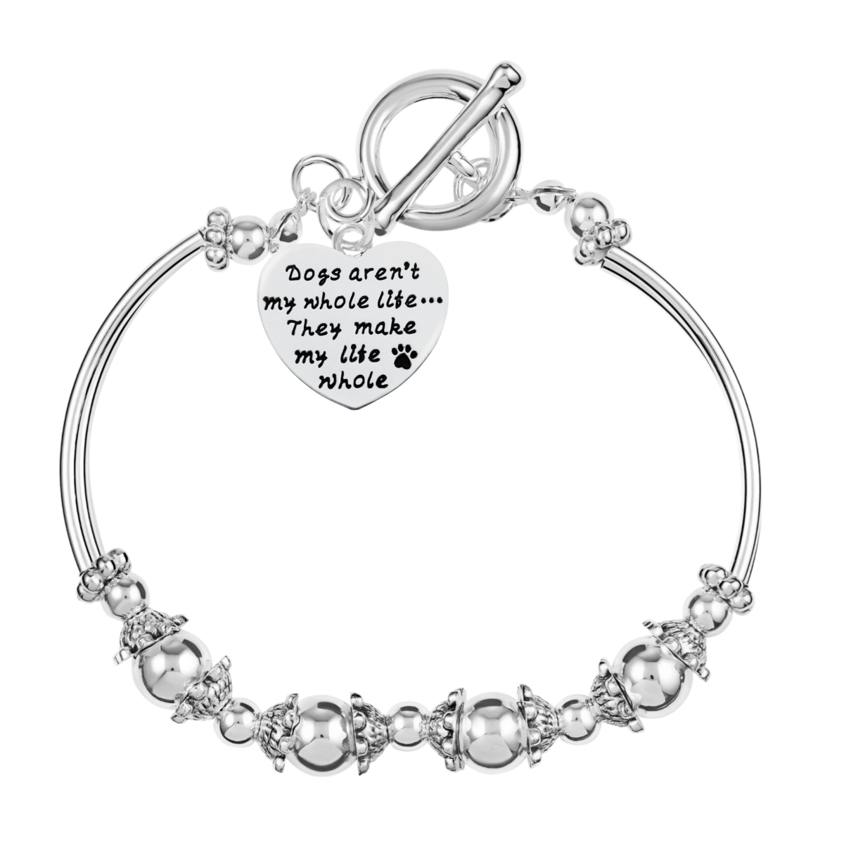 Dogs Aren't My Whole Life Partial Beaded Bracelets
