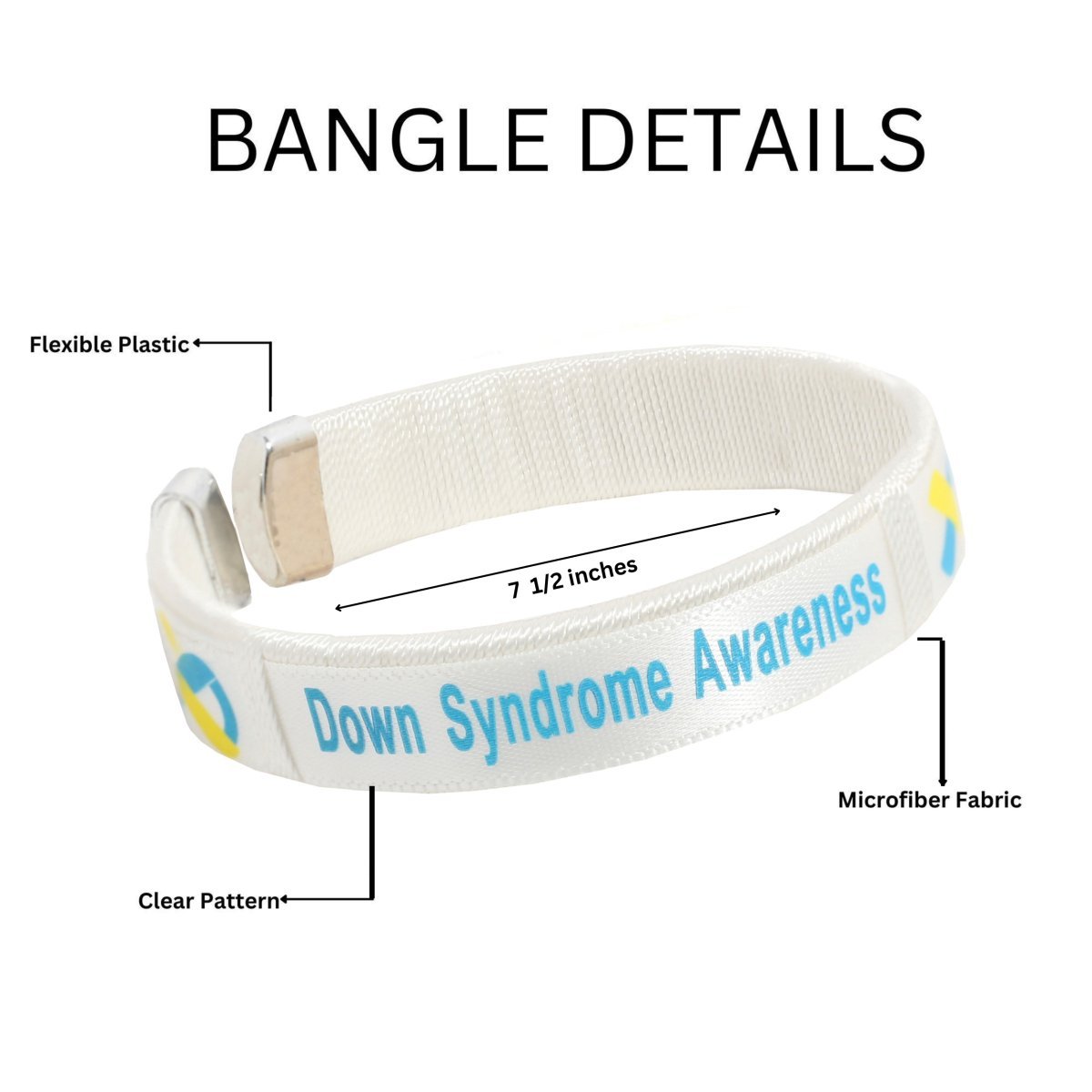 Down Syndrome Awareness Bangle Bracelets