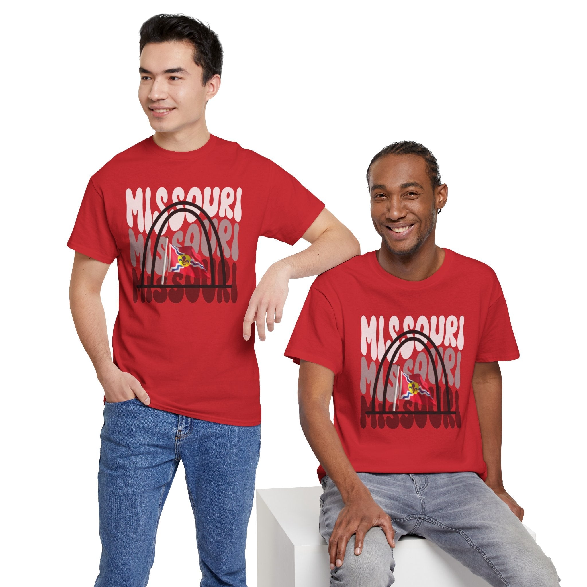 St. Louis Missouri Arch T-Shirt, STL, Saint Louis, Gift for Mom, Gift for Dad