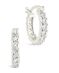 Sterling Silver Norabelle Micro Hoops
