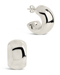 Marley Polished Chunky Hoop Earrings