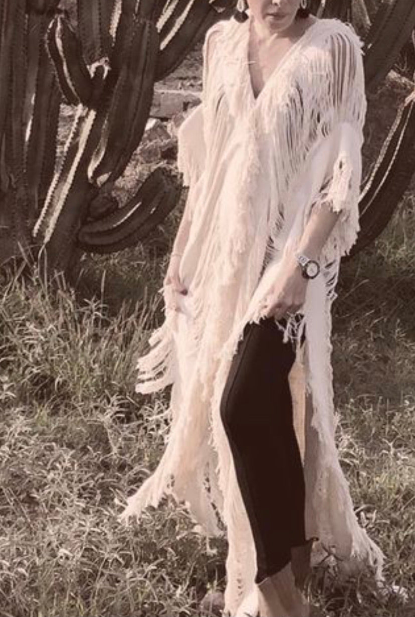 Handmade Beach Maxi Dress "LISA" Swim Cover-Up
