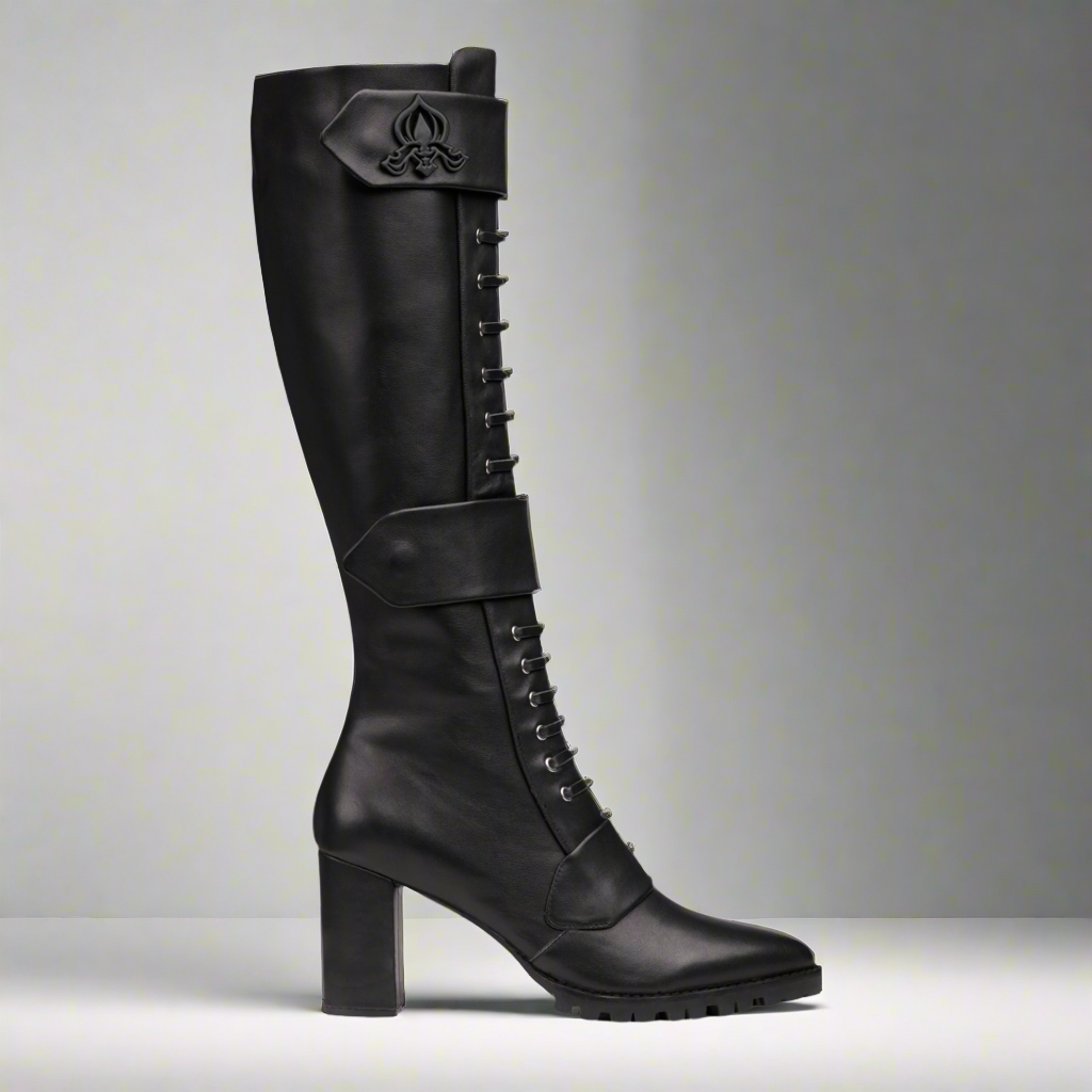 Michaela V Aspen Marta – Black Leather Boots