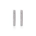 ER107W B.Tiff 9-Stone Short Bar Earrings