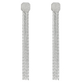 ER808W B.Tiff Pavé Hex Tassel Earrings