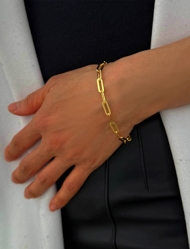 ESSENTIAL Medium Paperclip Chain Bracelet