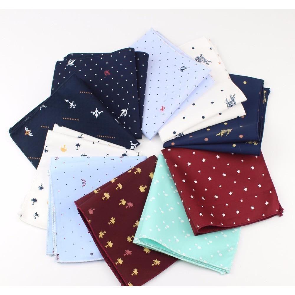 Elegant Collection Pocket Squares - 20 Colors & Styles