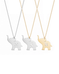 Good Luck Initial Charm Necklace