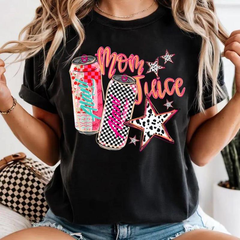 Energy Drink Checker Graphic T-Shirt – Bold Racing-Inspired Design for Men & Women