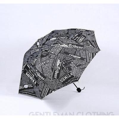 English Newspaper Collection Umbrellas - 3 Colors