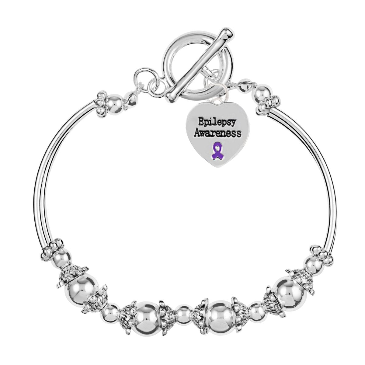 Epilepsy Awareness Partial Beaded Bracelets