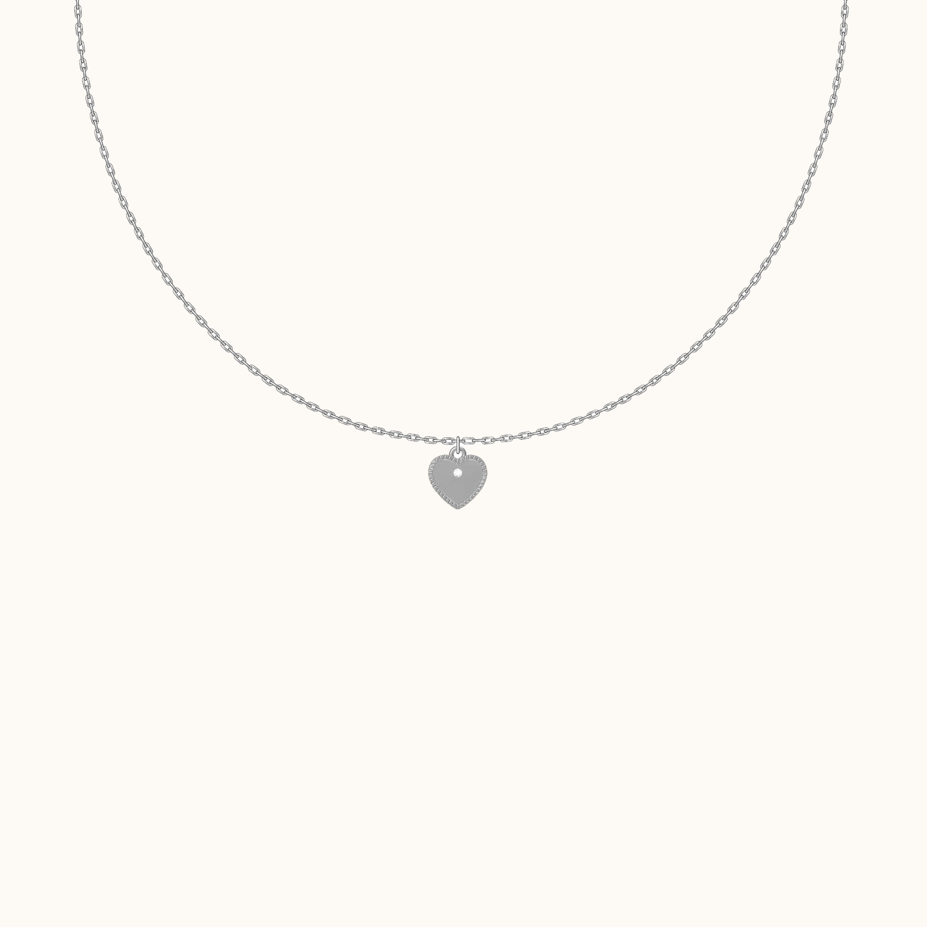Sterling Silver Eternal Love Heart Necklace