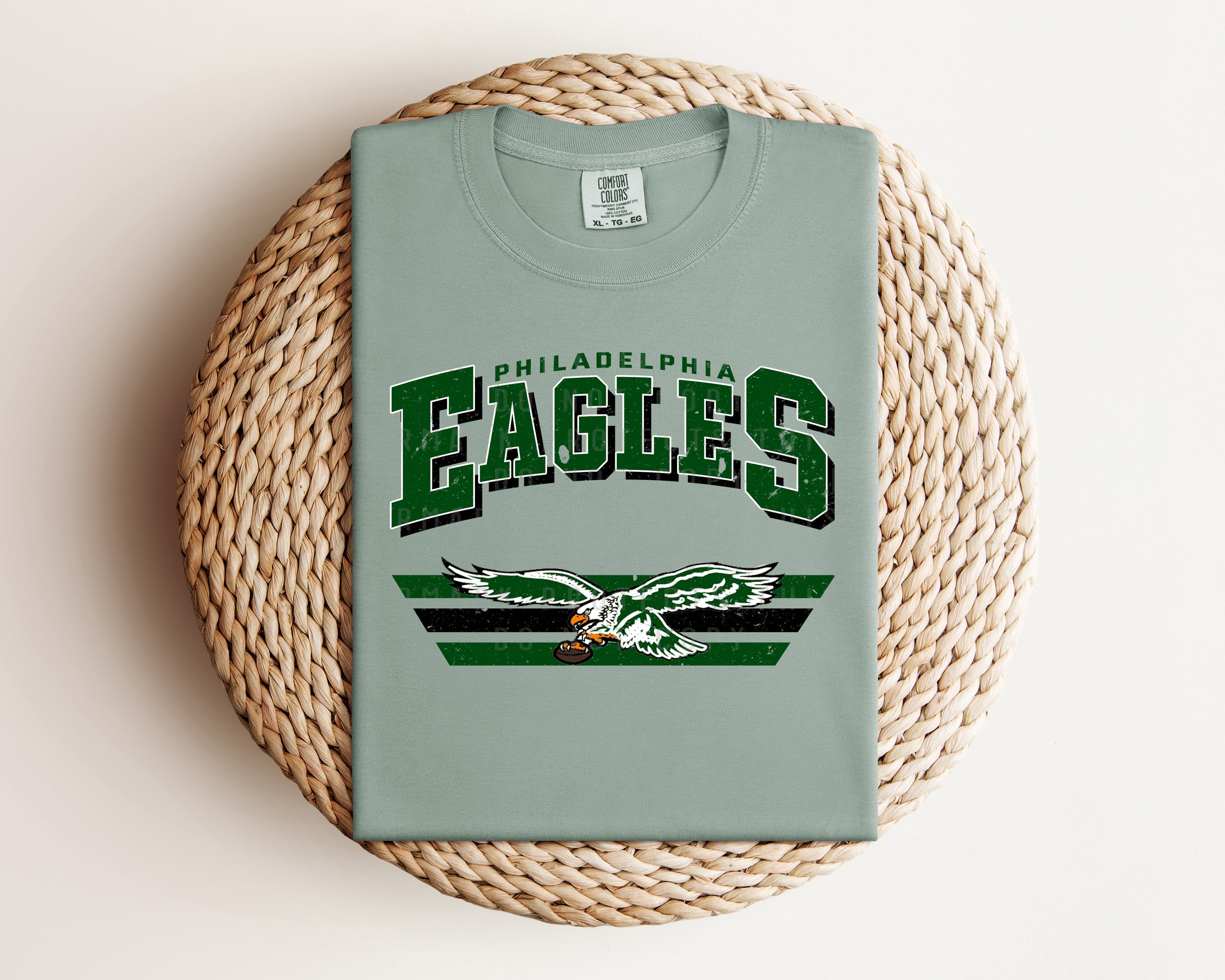 Vintage Team Eagles Graphic Tee