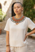 Handmade Beaded Tribal Necklace, Bracelet & Earrings Set "AMAZONIAN" - Limited Edition