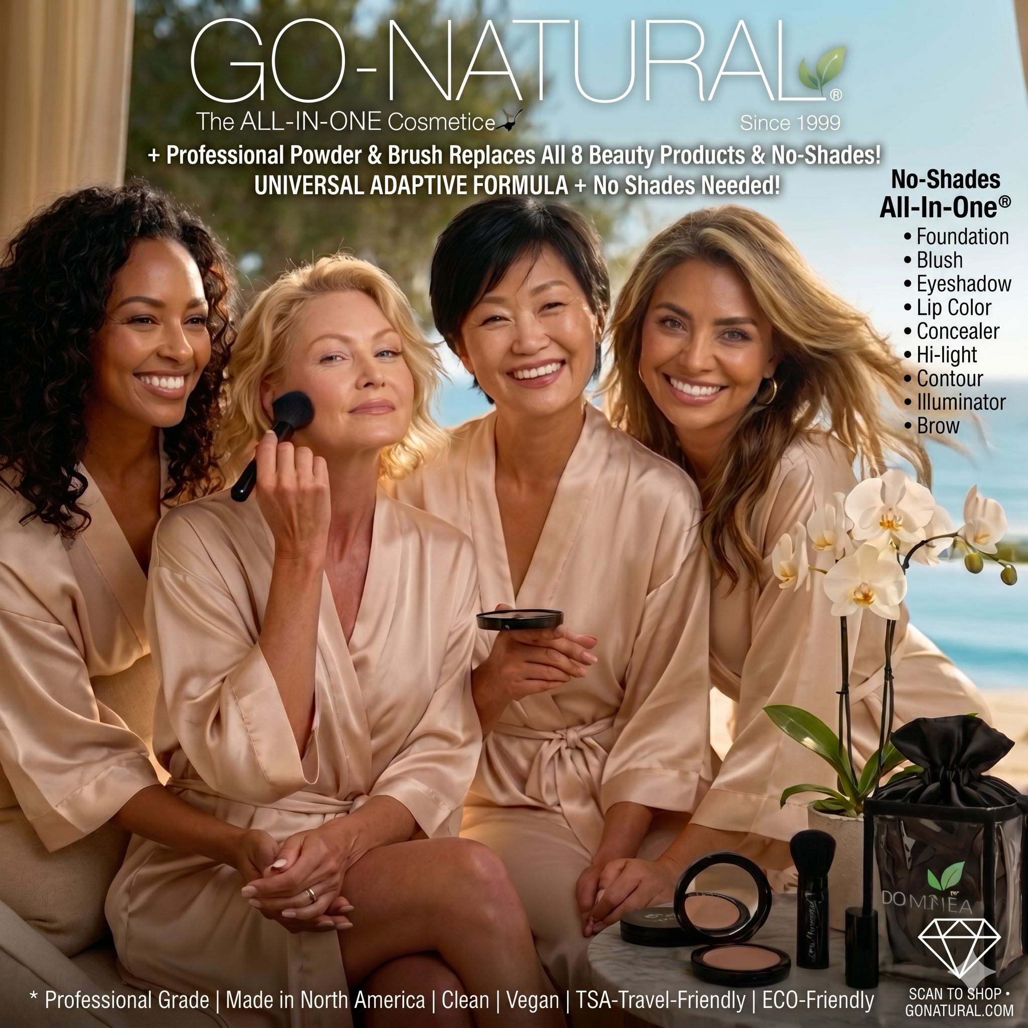 GO NATURAL® ALL-IN-ONE® Powder - Travel Gift Set