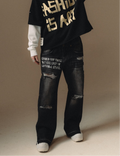 SEEING DOUBLE PANTS - black