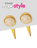 FIRE 3-Way Gemstone Spike Earring Jackets