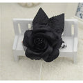 Fancy Black Brooch Boutonniere