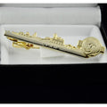 Fancy Gold Ship Tie Bar/Clip