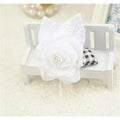 Fancy White Brooch Boutonniere
