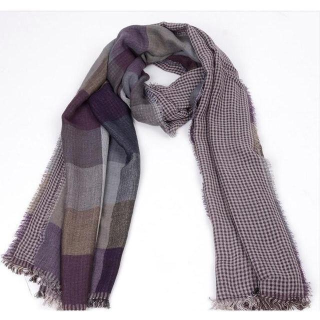 Fashionable Plaid Collection Scarves - 4 Colors