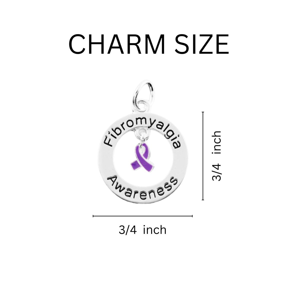 Fibromyalgia Awarenes Key Chains
