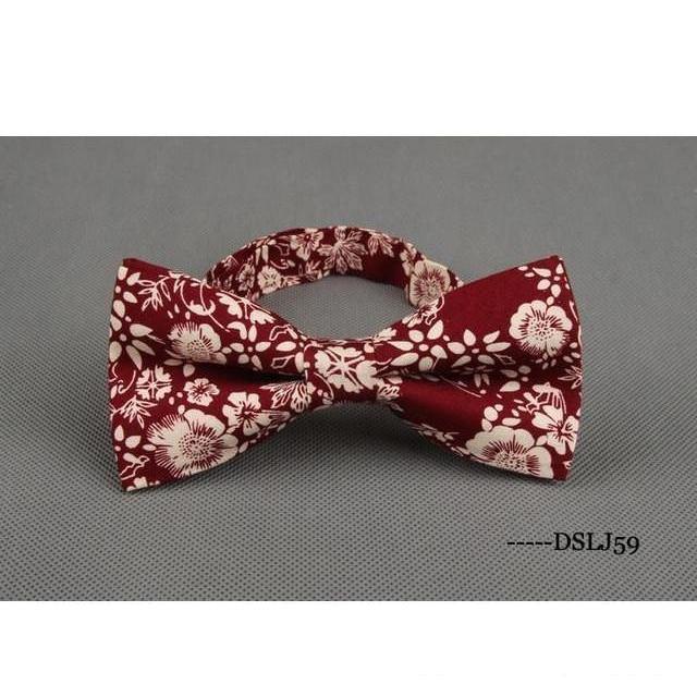 Floral Collection Bow Ties - 19 Colors & Styles