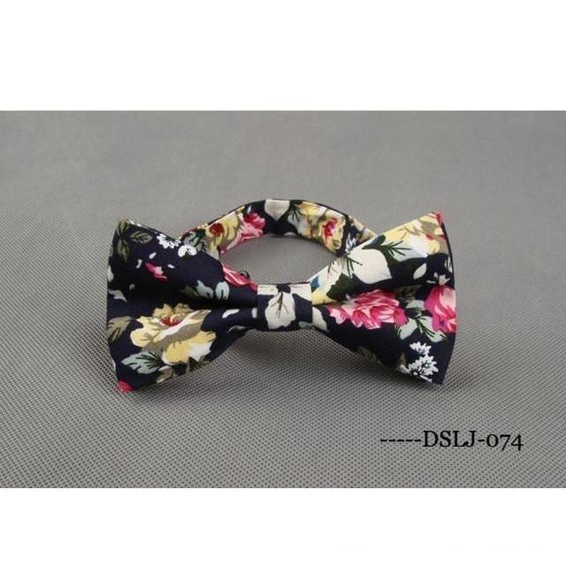 Floral Collection Bow Ties - 19 Colors & Styles