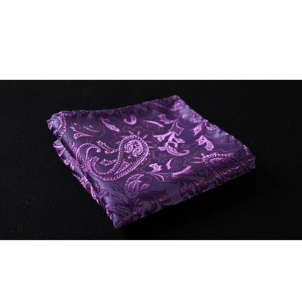 Flowery Silk Ascot/Cravat Tie & Handkerchief Collection
